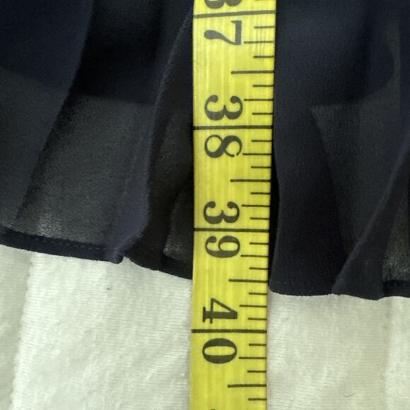 JOSEPH RIBKOFF Womens Dress XS Blue Pleated Chiffon Trapeze Cocktail Classic - Picture 11 of 11